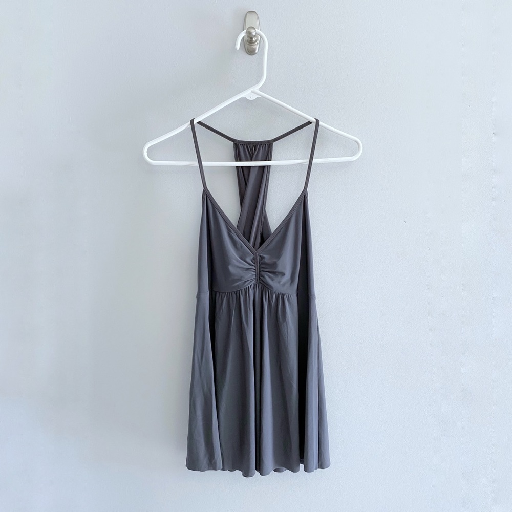 Express Baby Doll Twisted Back Tank Top